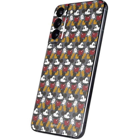 Disney Mickey Mouse Vintage Pattern Galaxy S22 Plus Skin
